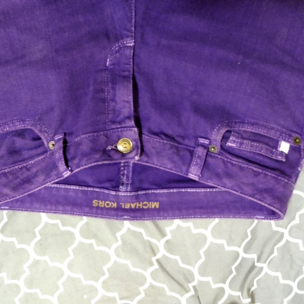 Michael Kors purple jeans